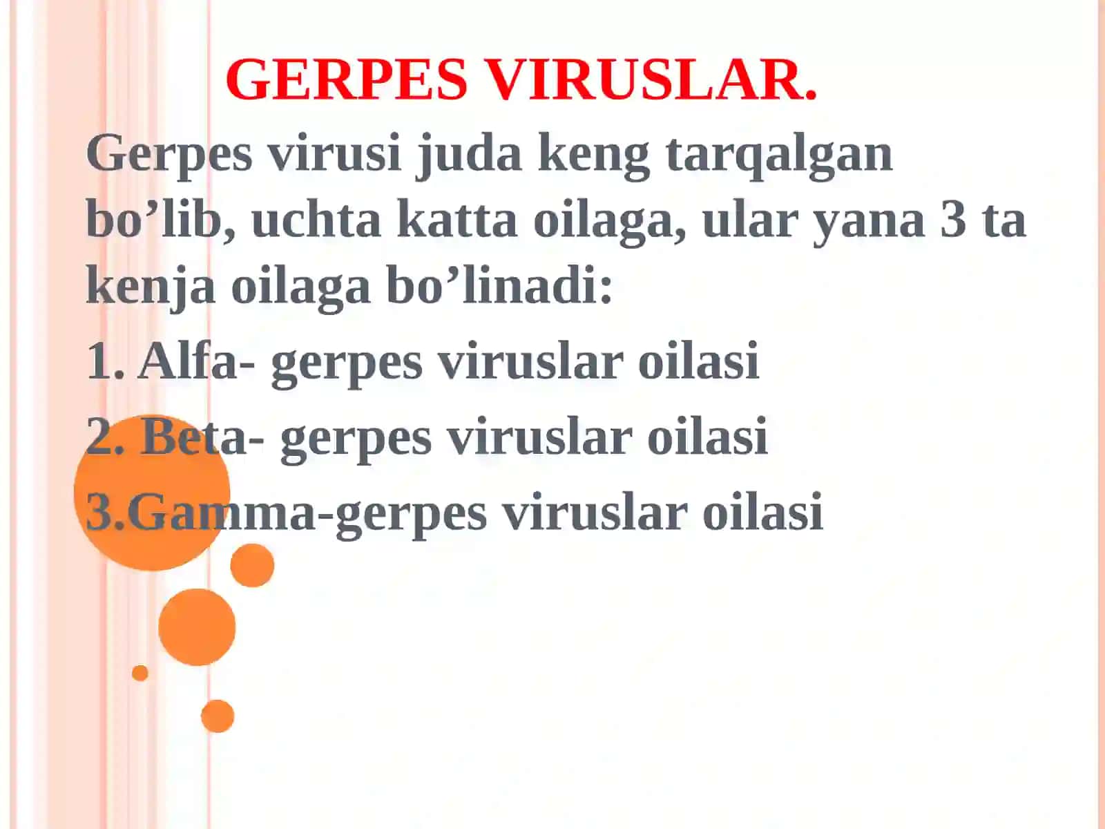 DNK SАQLOVCHI VIRUSLАR. GERPES VIRUSLАR.POXVIRUSLAR. ADENOVIRUSLAR 2