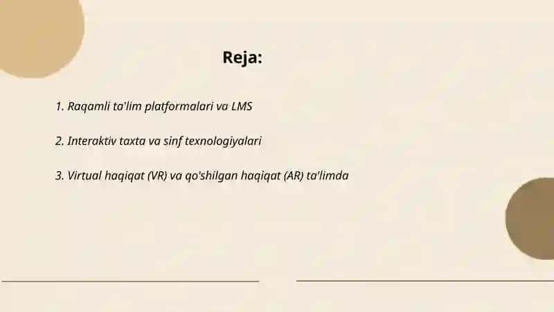 Raqamli ta'lim platformalari va LMS 2
