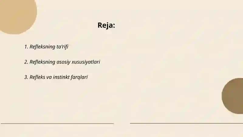 Reflekis va uning turlari 2