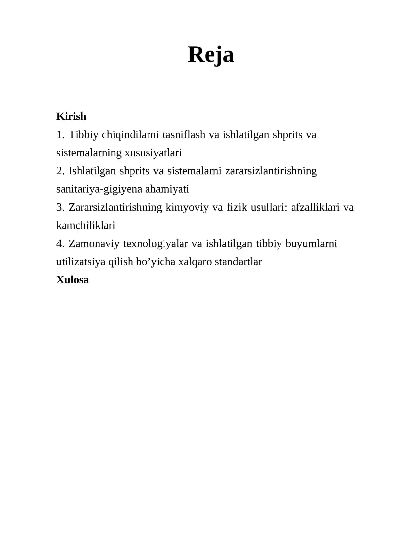 Ishlatilgan shprits va sistemalarni zararsizlantirish 2