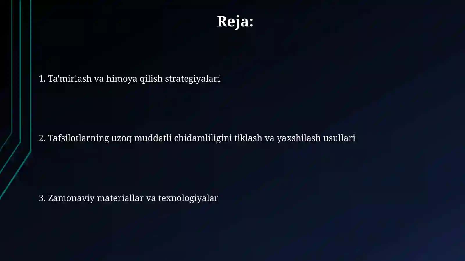 Detallarning uzoqqa chidamliligini tiklash va oshirish usullari 2