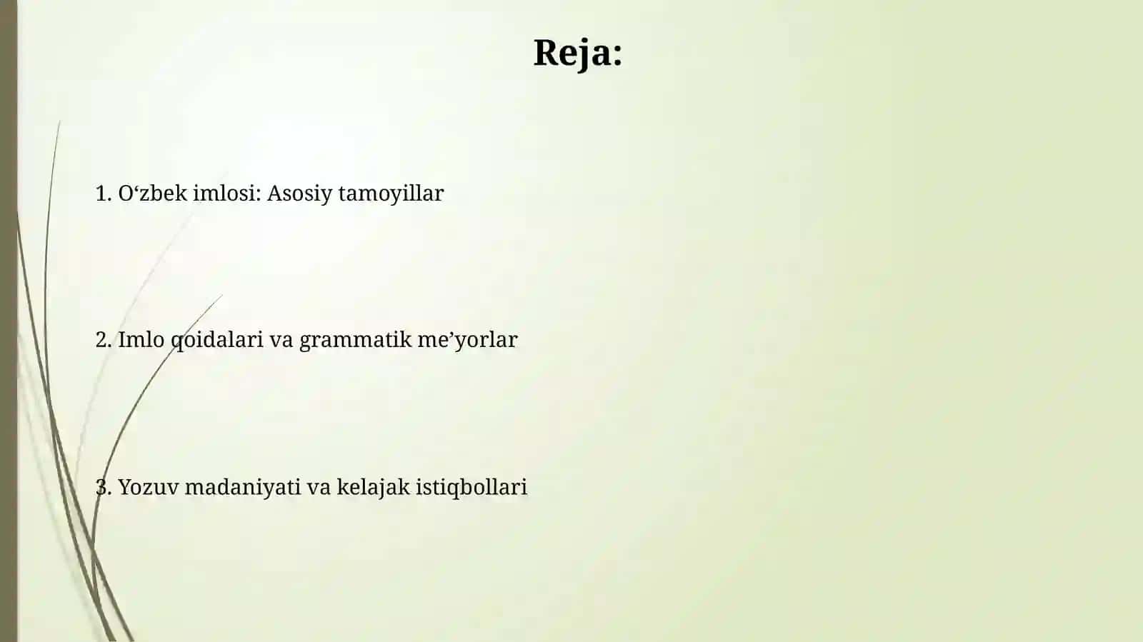 O’zbek yozuvi tamoyillari 2