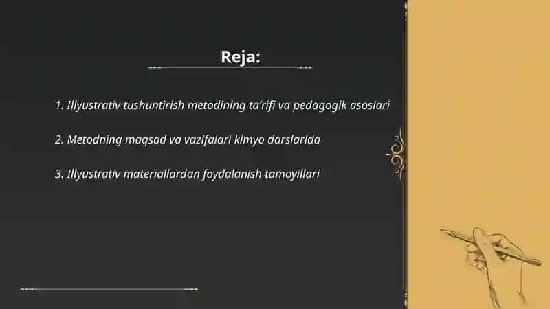 Illyustrativ tushuntirish metodlari 2