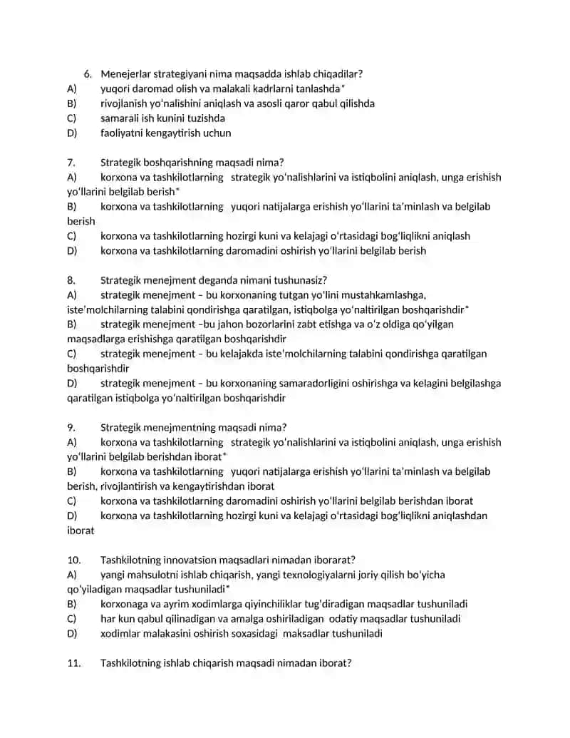 «Strategiya» so‘zi qanday ma’noni bildiradi? 2