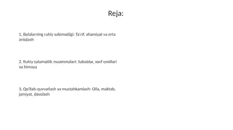 Bolalarning ruhiy salomatligini saqlash 2