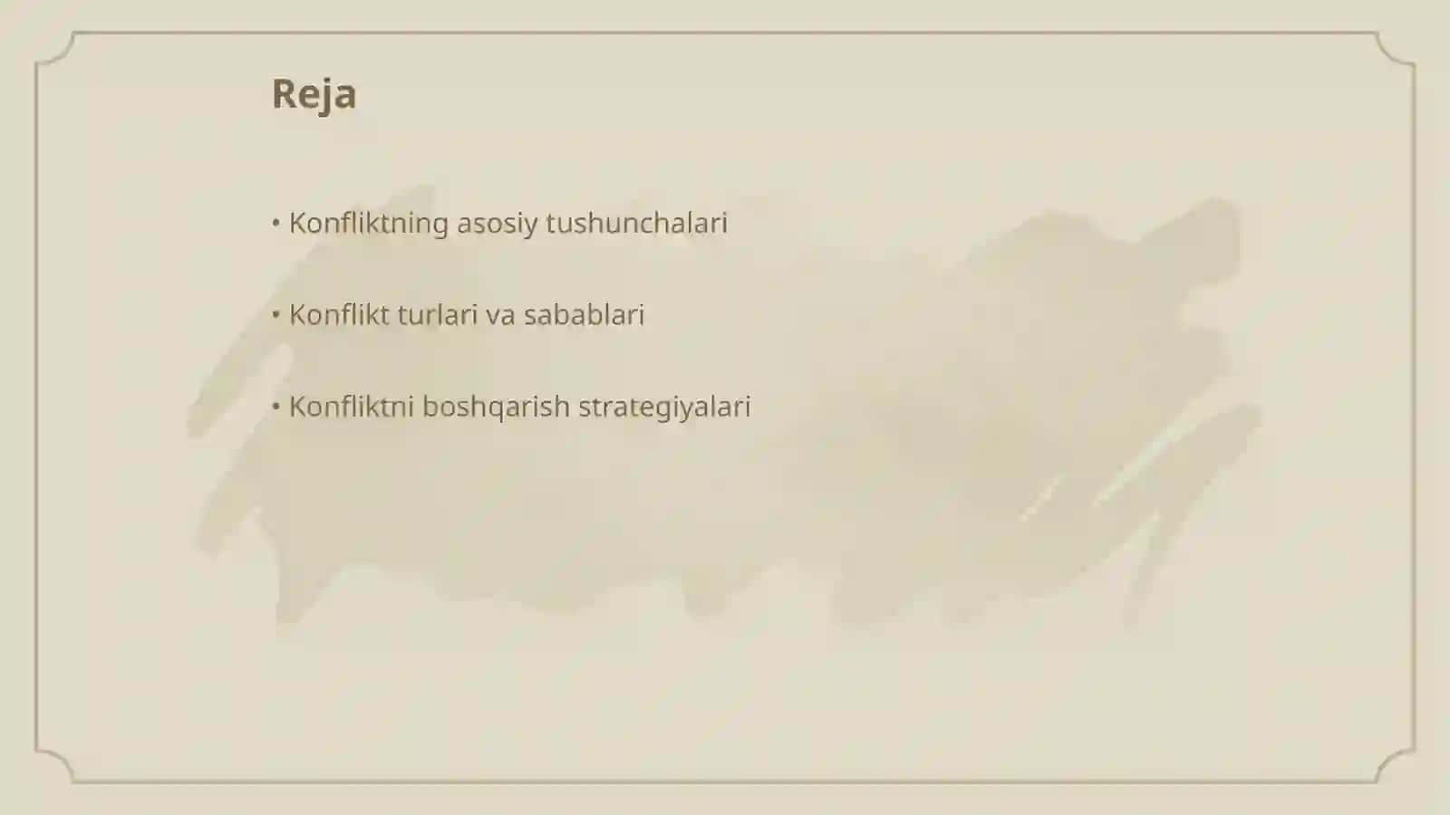 Konflikt va uning yechim strategiyalari 2