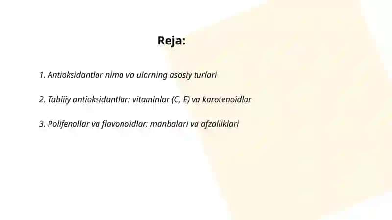 Antioksidantlar 2