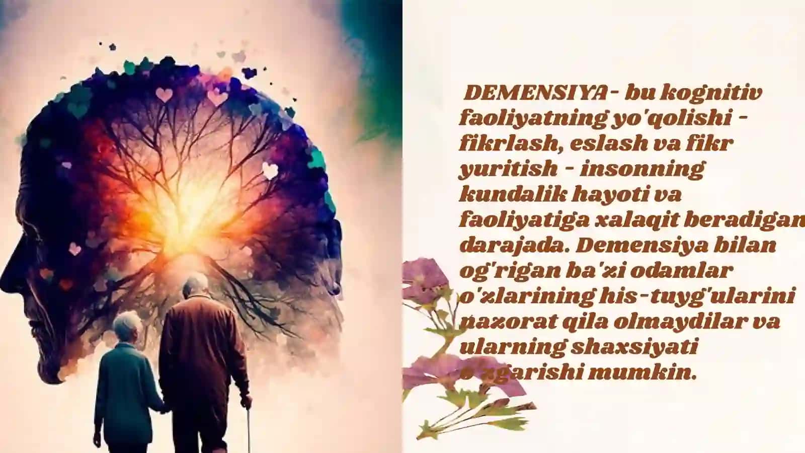 Senil Demensiya zamonaviy muammo sifatida. 2