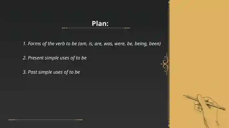 Forms of the Verb "To Be" (Mavzu: To be) 2