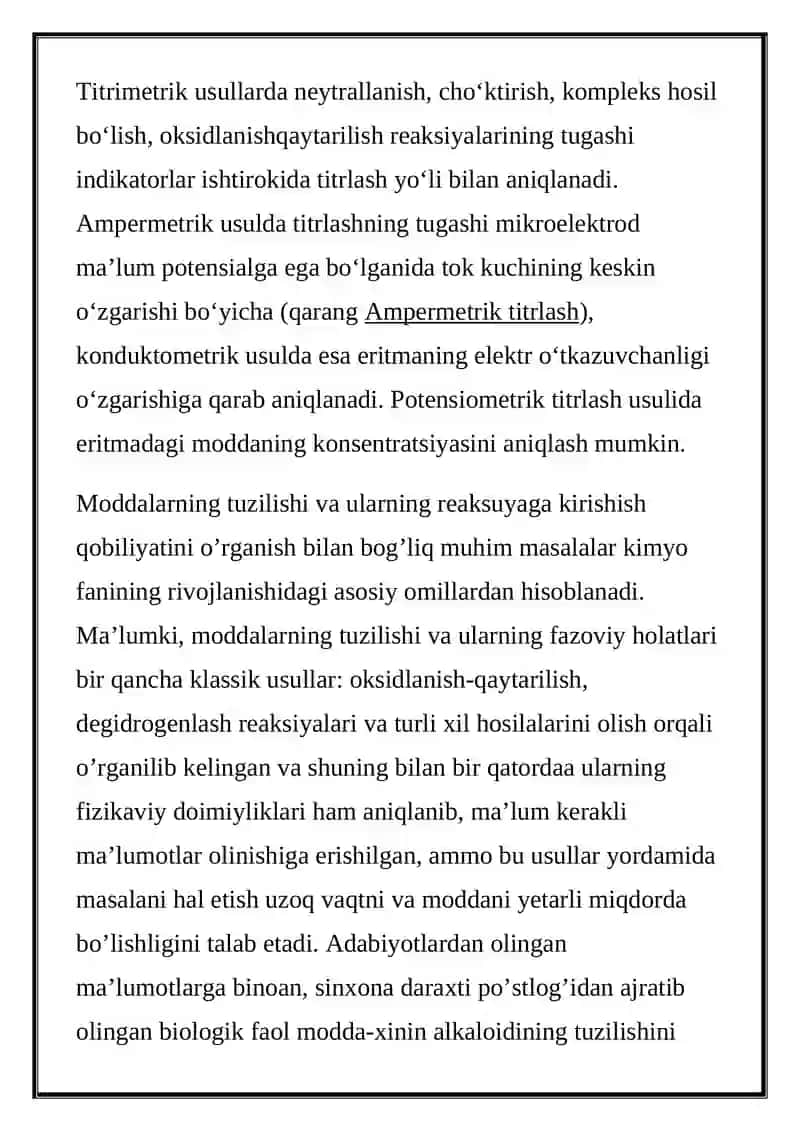 Elektrokimyoviy analiz usullari 2