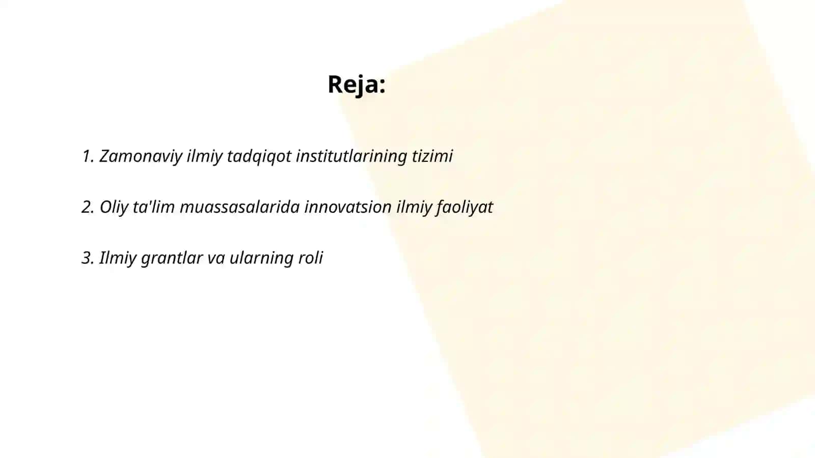 Zamonaviy sharoitda ilmiy faoliyatning rivojlanishi 2