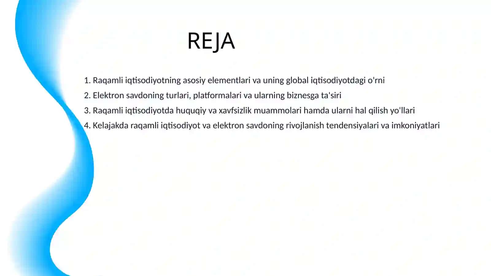 RAQAMLI IQTISODIYOT VA ELEKTRON SAVDO 2