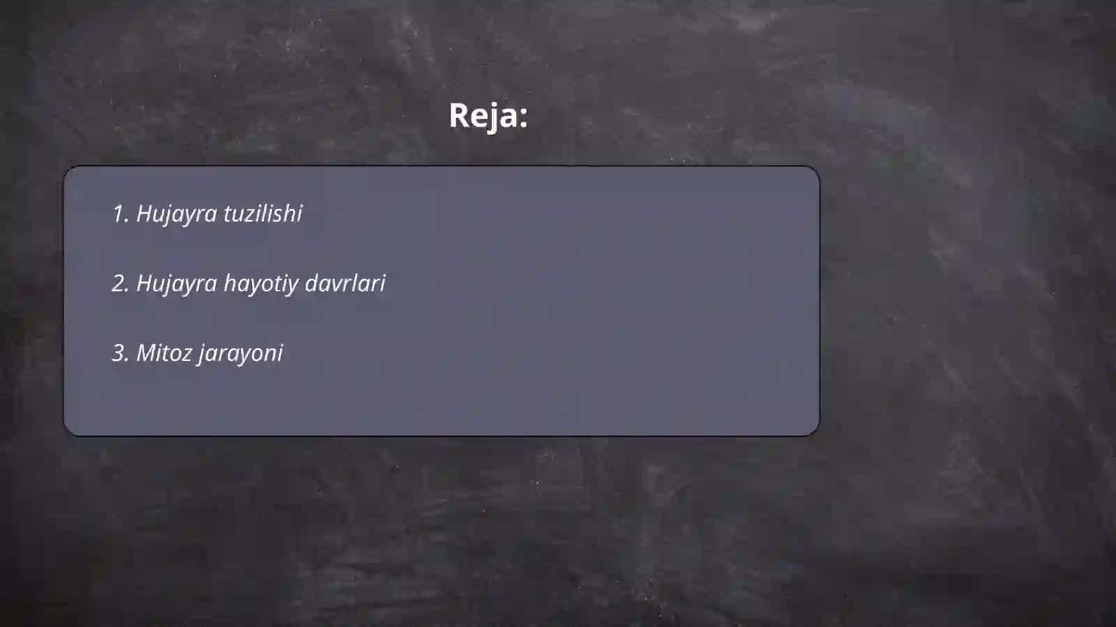 Hujayraning hayotin sikli va bolinishi 2