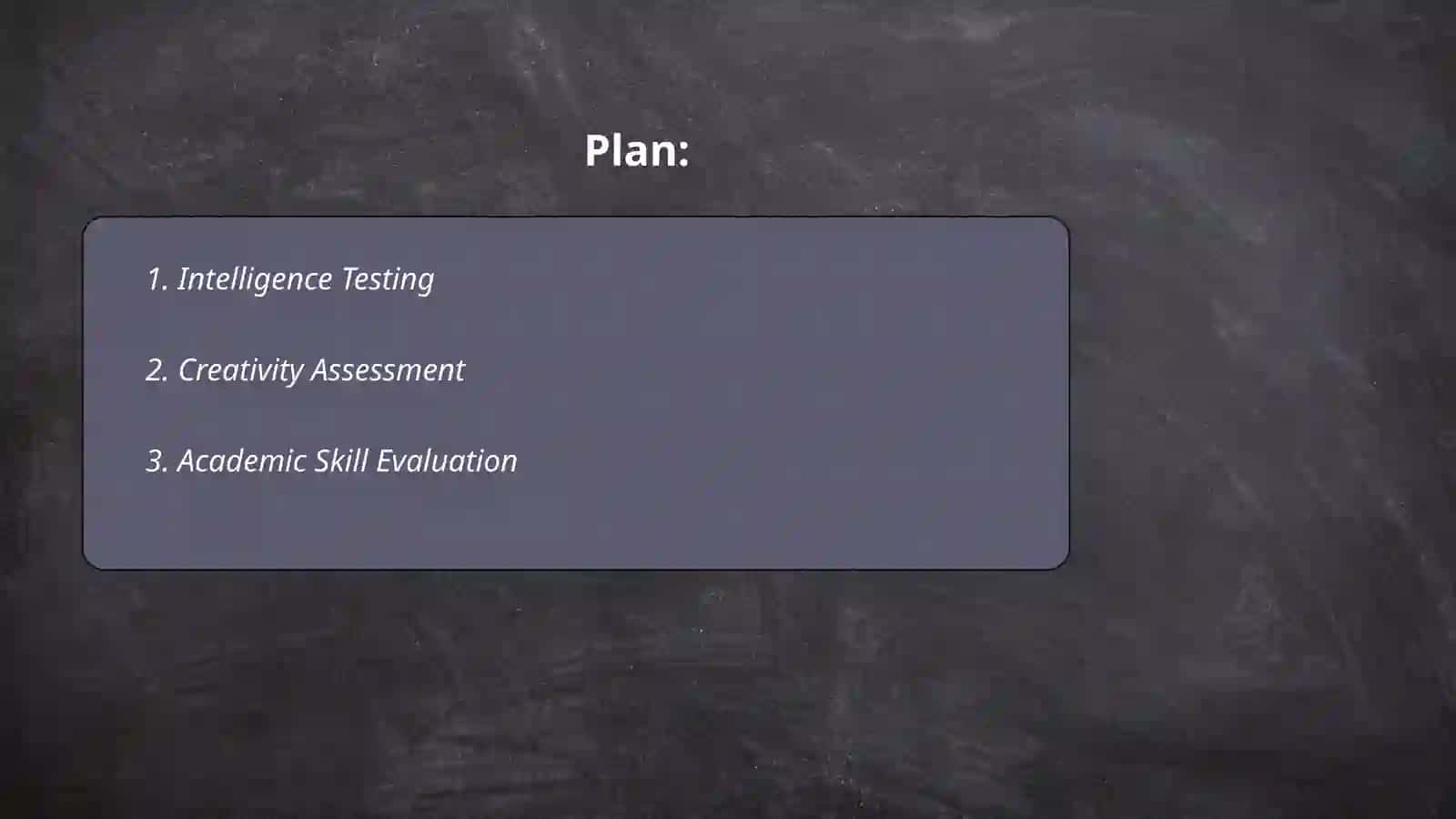 Special ability and achievement tests 2