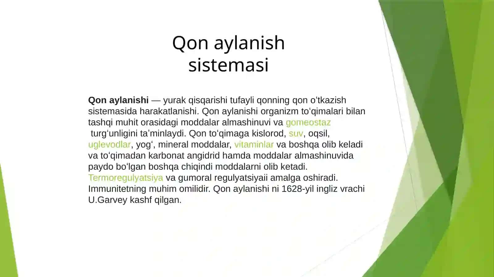 Anatomiya fanidan mustaqil ishi 2