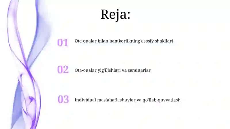 Ota-onalar bilan hamkorlikning asosiy shakllari 2