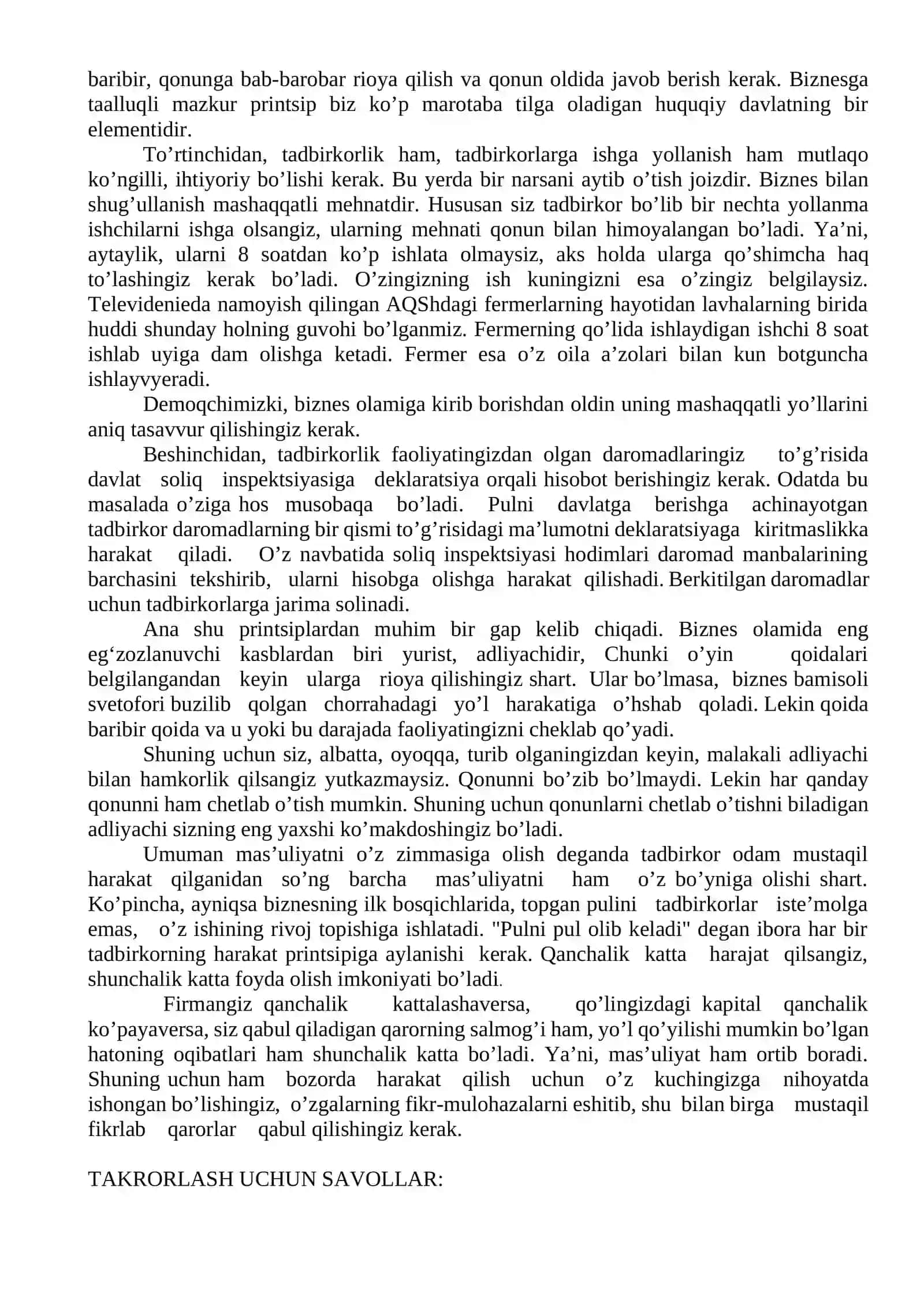 Mas’uliyatni o’ziga оlish ko’nikmalari 2
