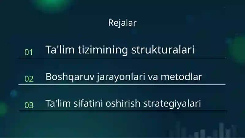 Ta'lim tizimini boshqarishning asoslari 2