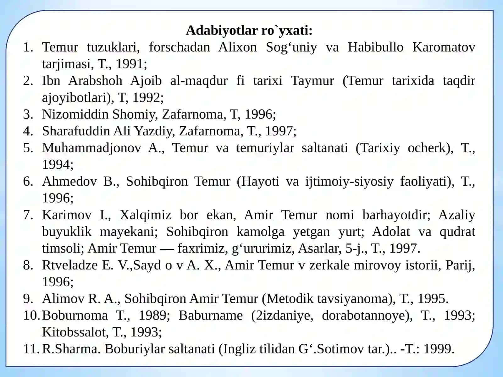 Mustaqillik g‘oyalari va davlat sharoiyatlari 2