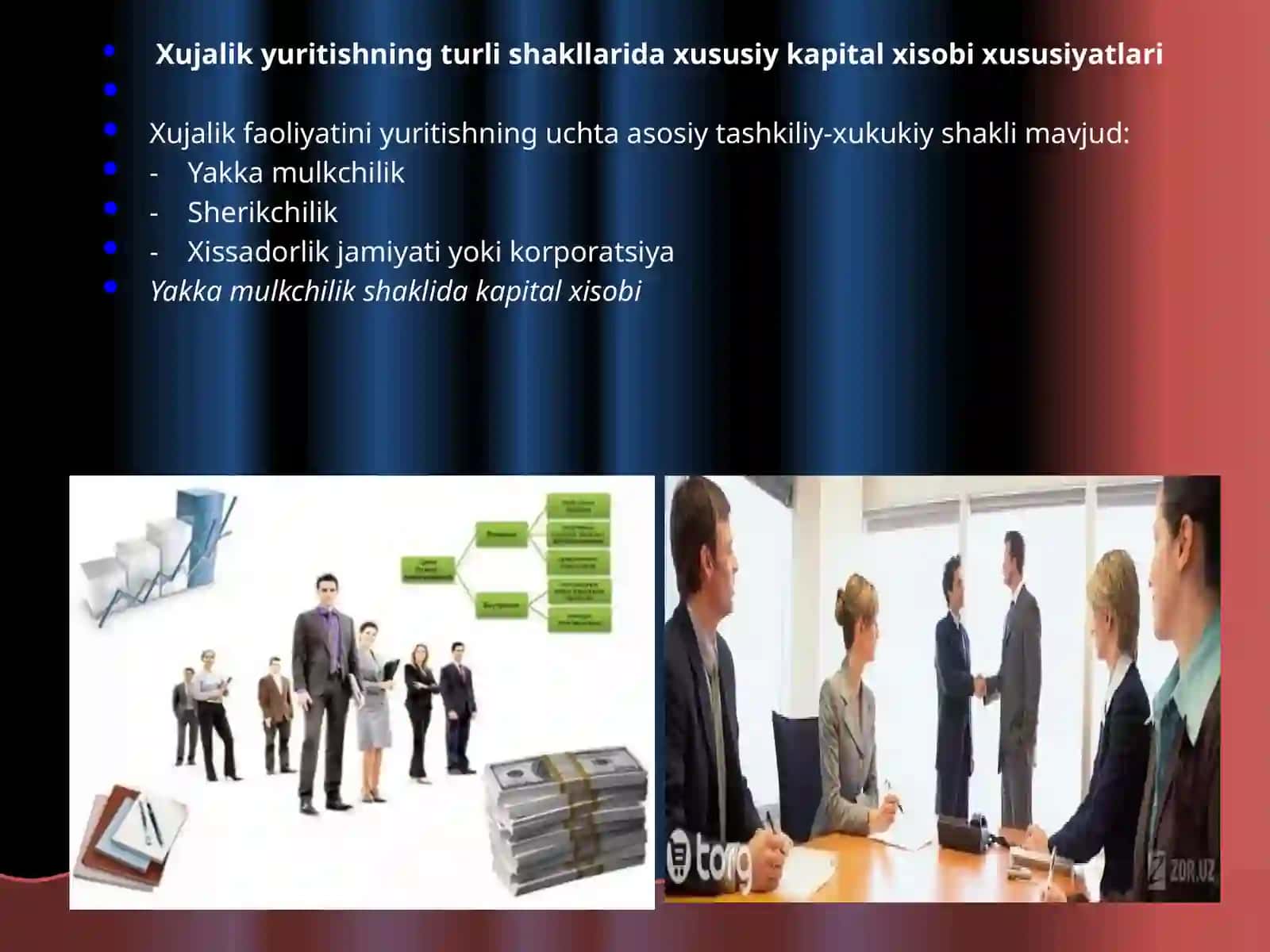 XUSUSIY KAPITAL TUGRISIDA XISOBOT 2