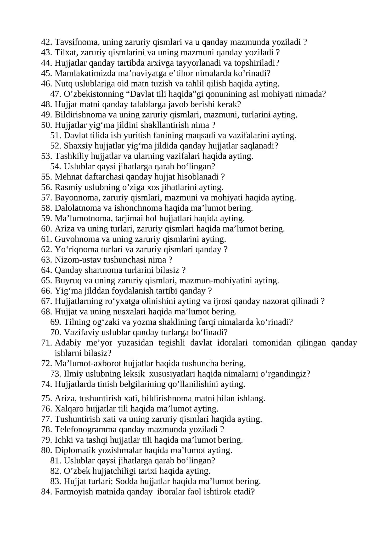 Diplomatik yozishmalar haqida ayting 2