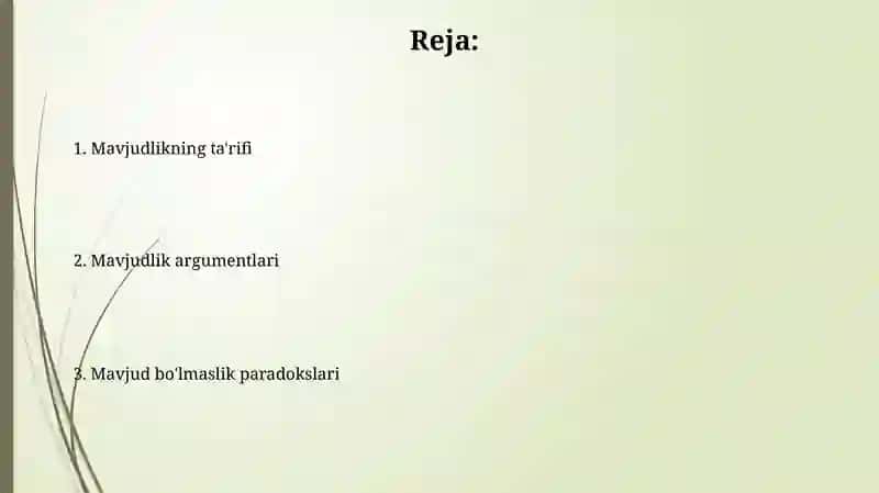 Ontologiya asoslari 2