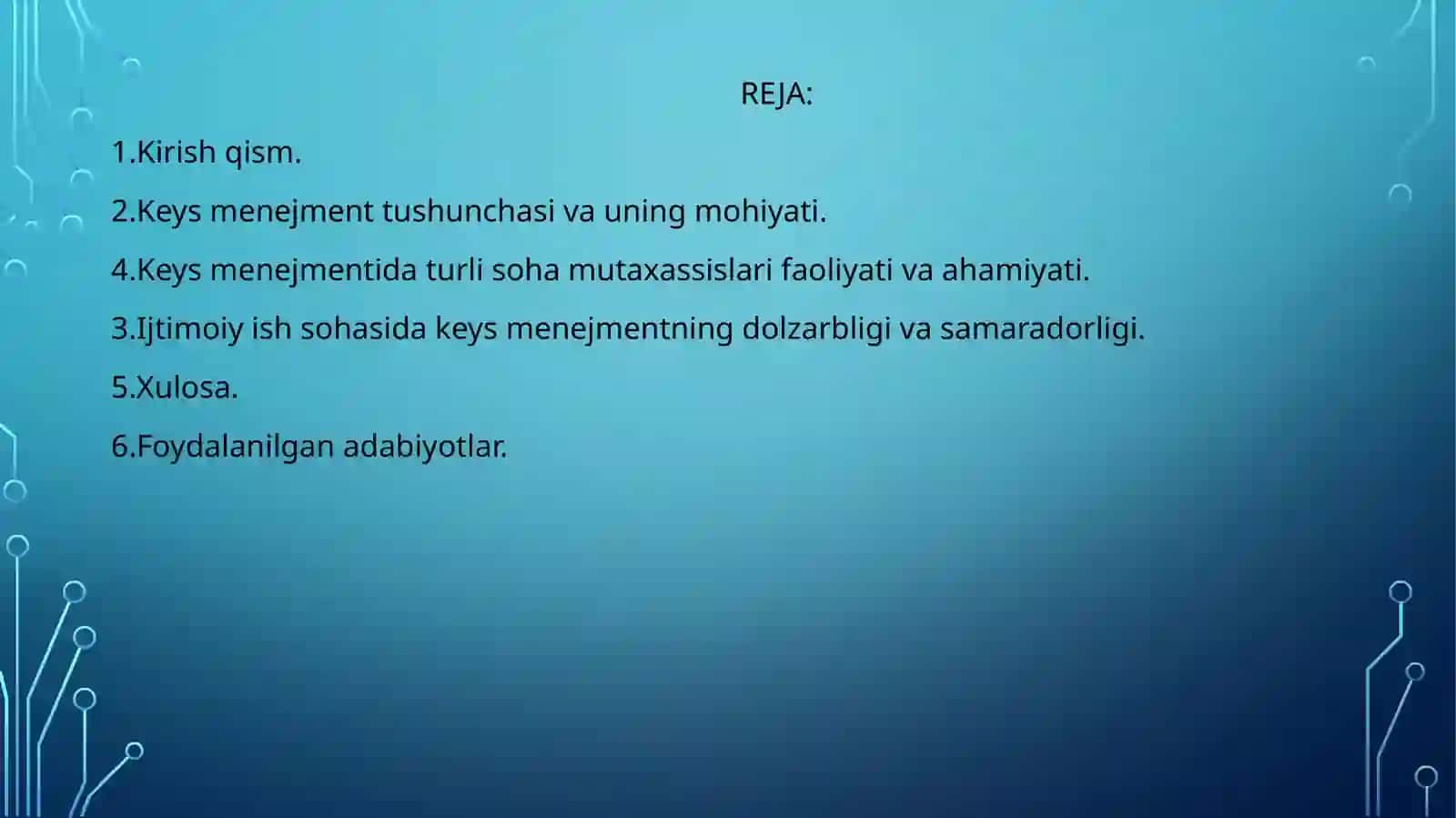 KEYS MENEJMENTIDA TURLI SOHA MUTAXASSISLARINING ISHTIROKI 2