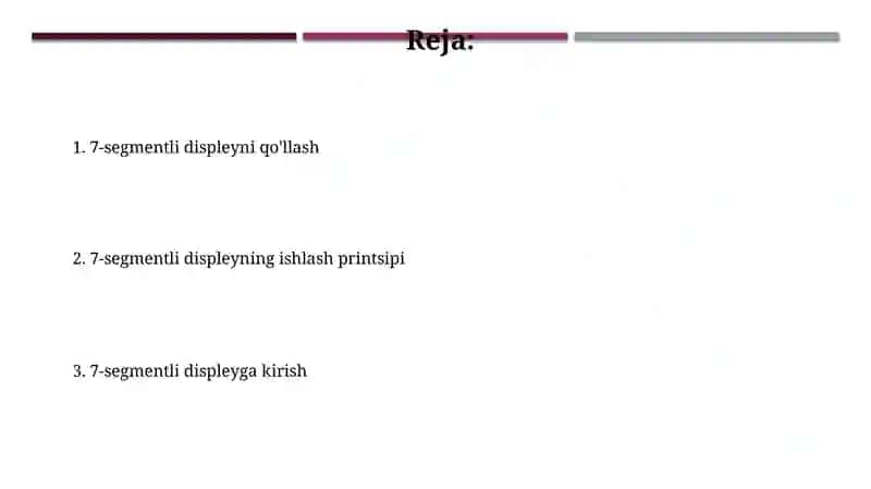 7-segmentli displey va uning istiqbollari 2