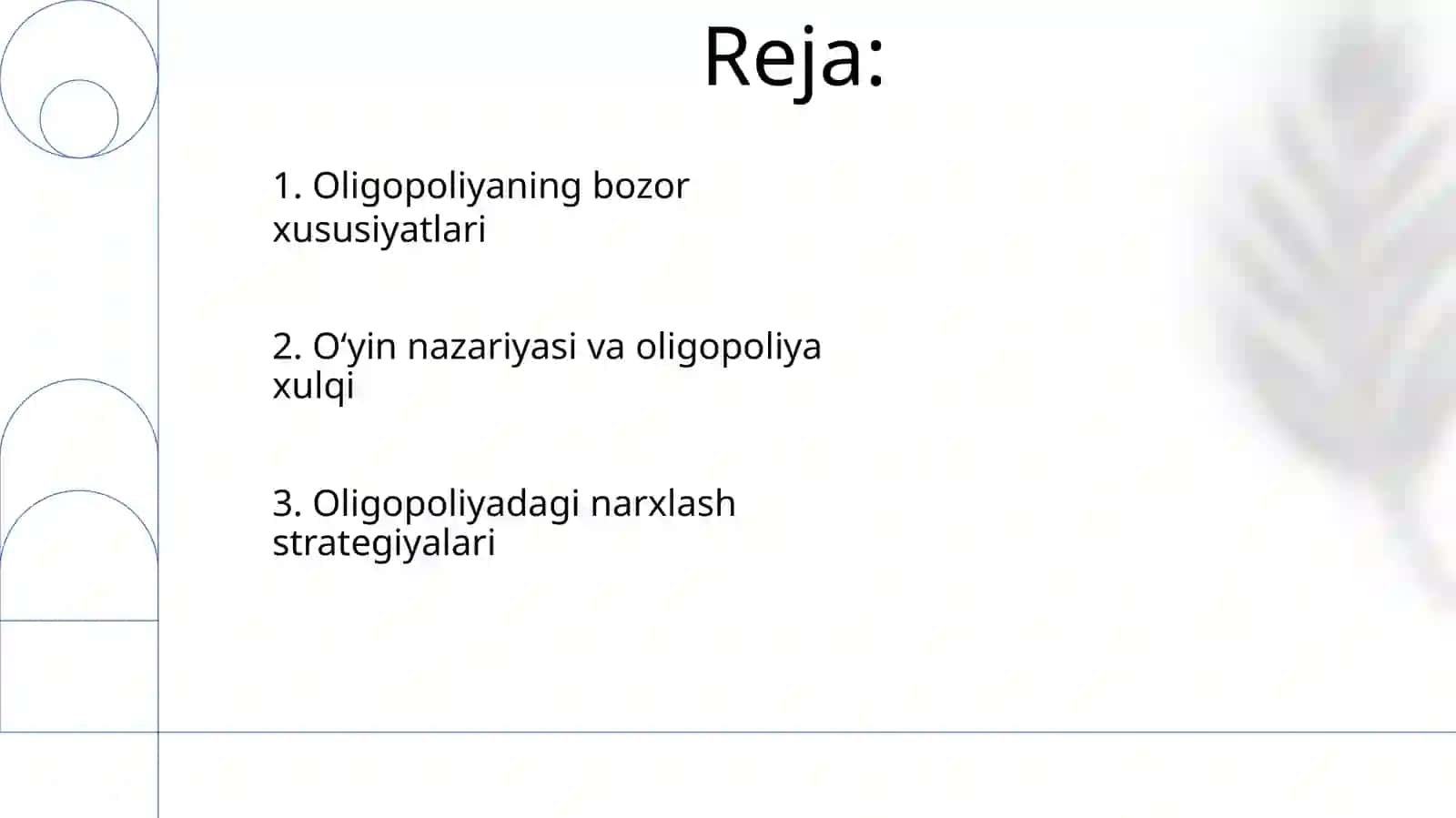 Oligopoliya haqida slayd 2