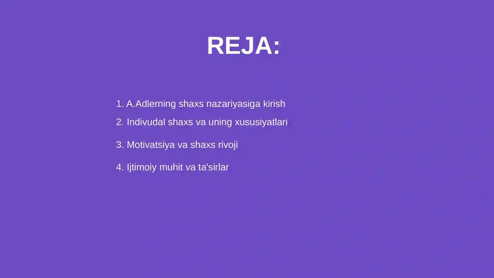 A.Adlerning indivudal shaxs nazaryasi 2