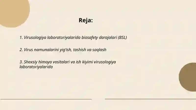 Virusologiya laboratoriyalari 2