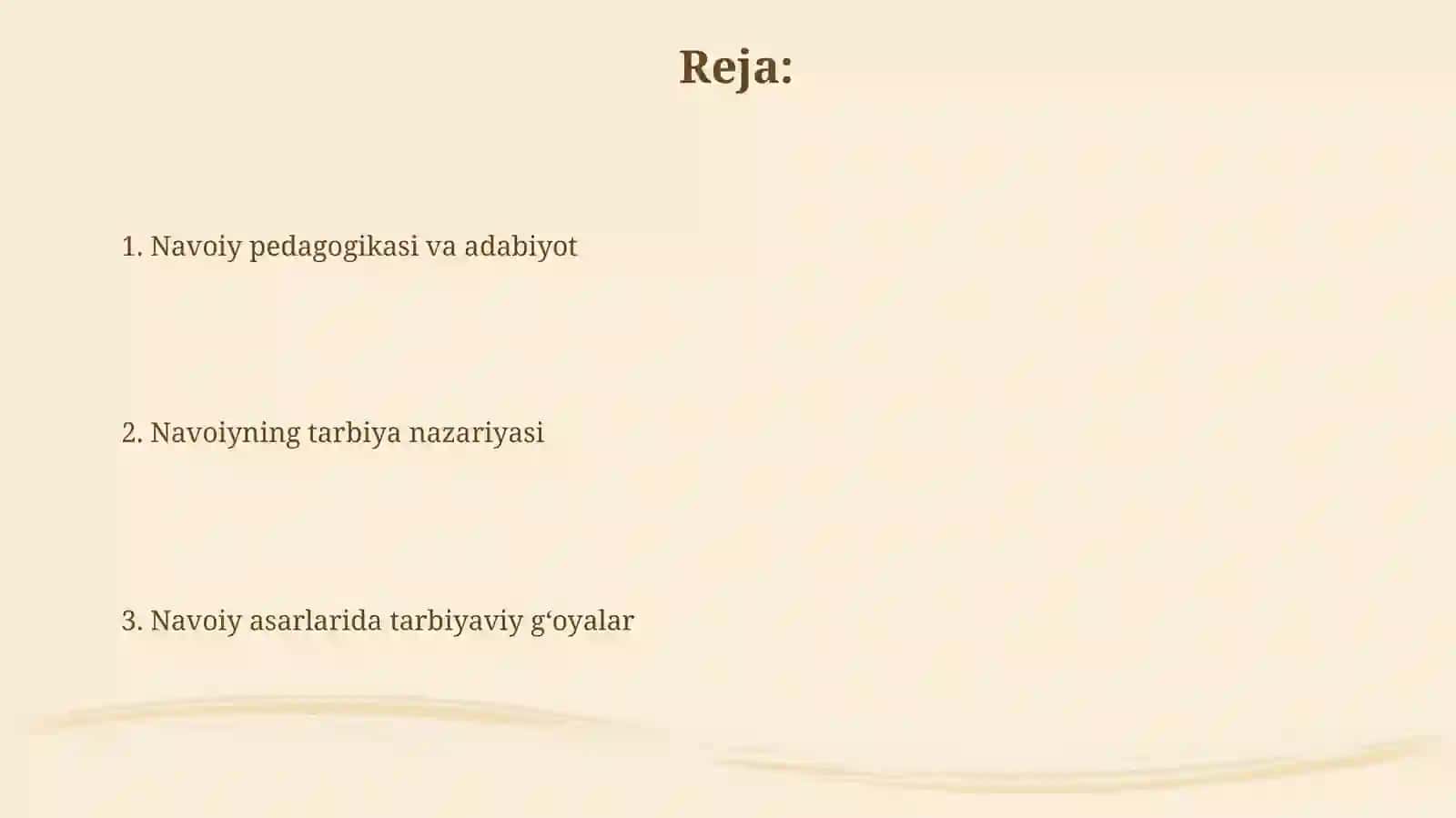 Navoiyning pedagogik g'oyalarihaqida 2