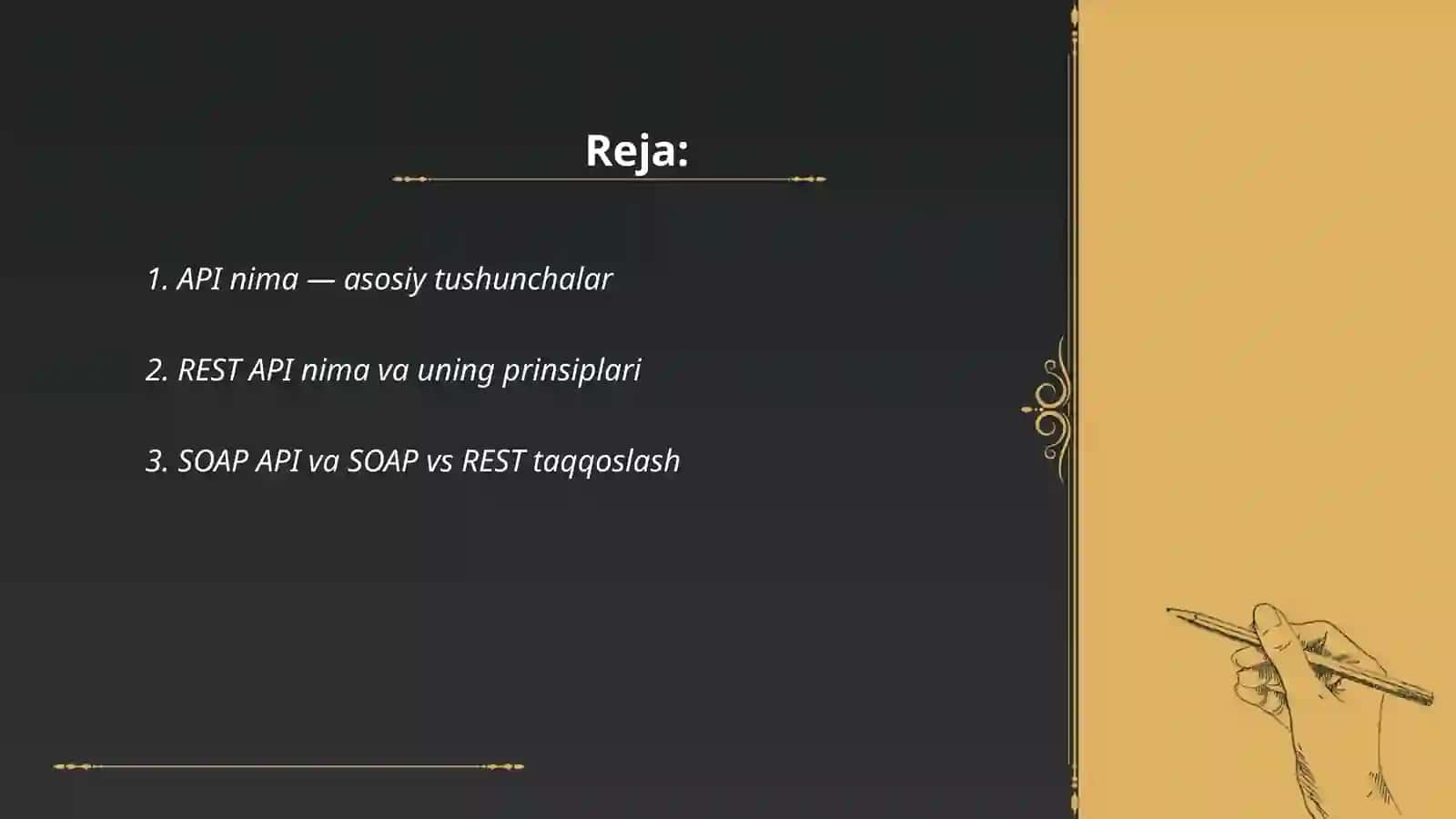 API nima va undan foydalanish 2