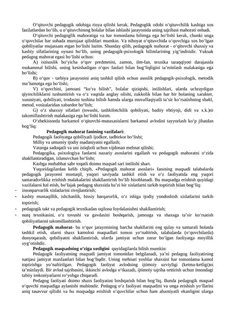 PEDAGOGIK KOMPETENTLIK VA KREATIVLIK 2