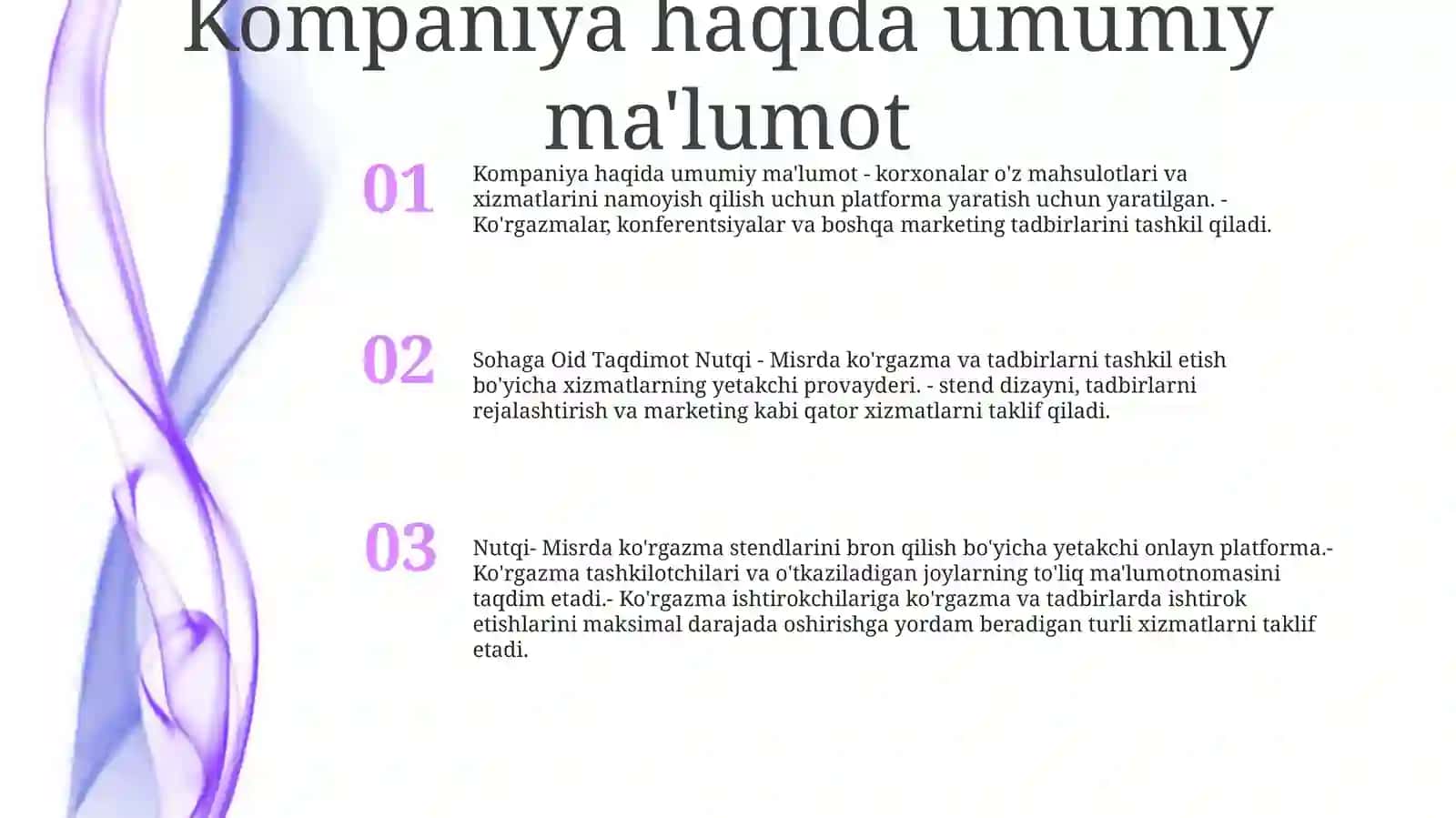 Sohaga Oid Taqdimot Nutqi 2