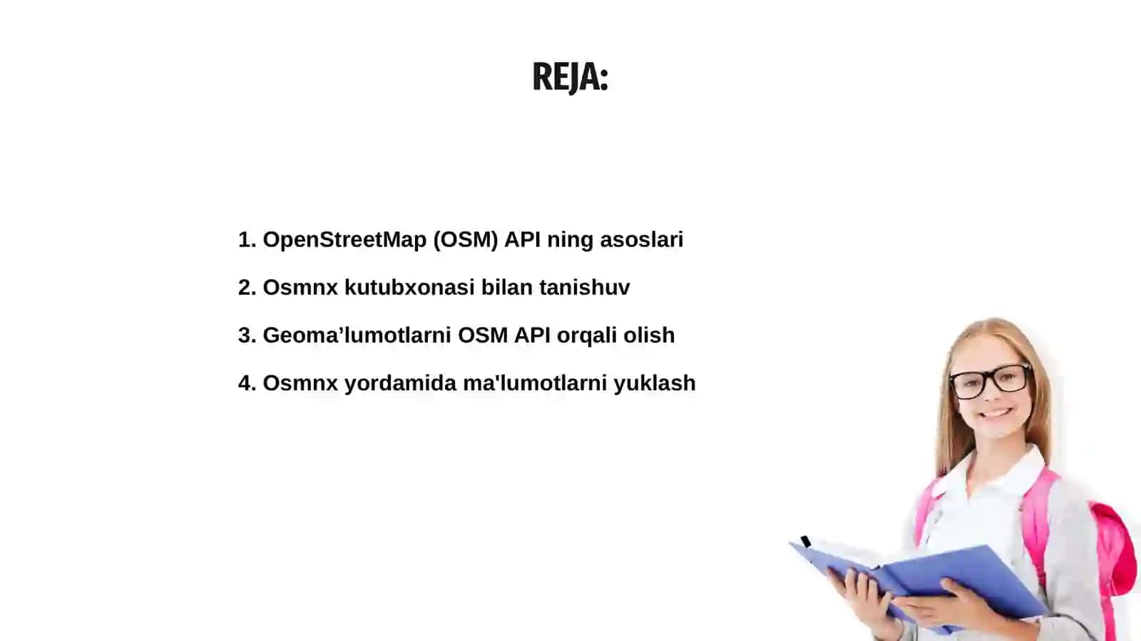 OpenStreetMap (OSM) API orqali geoma’lumotlarni olish 2