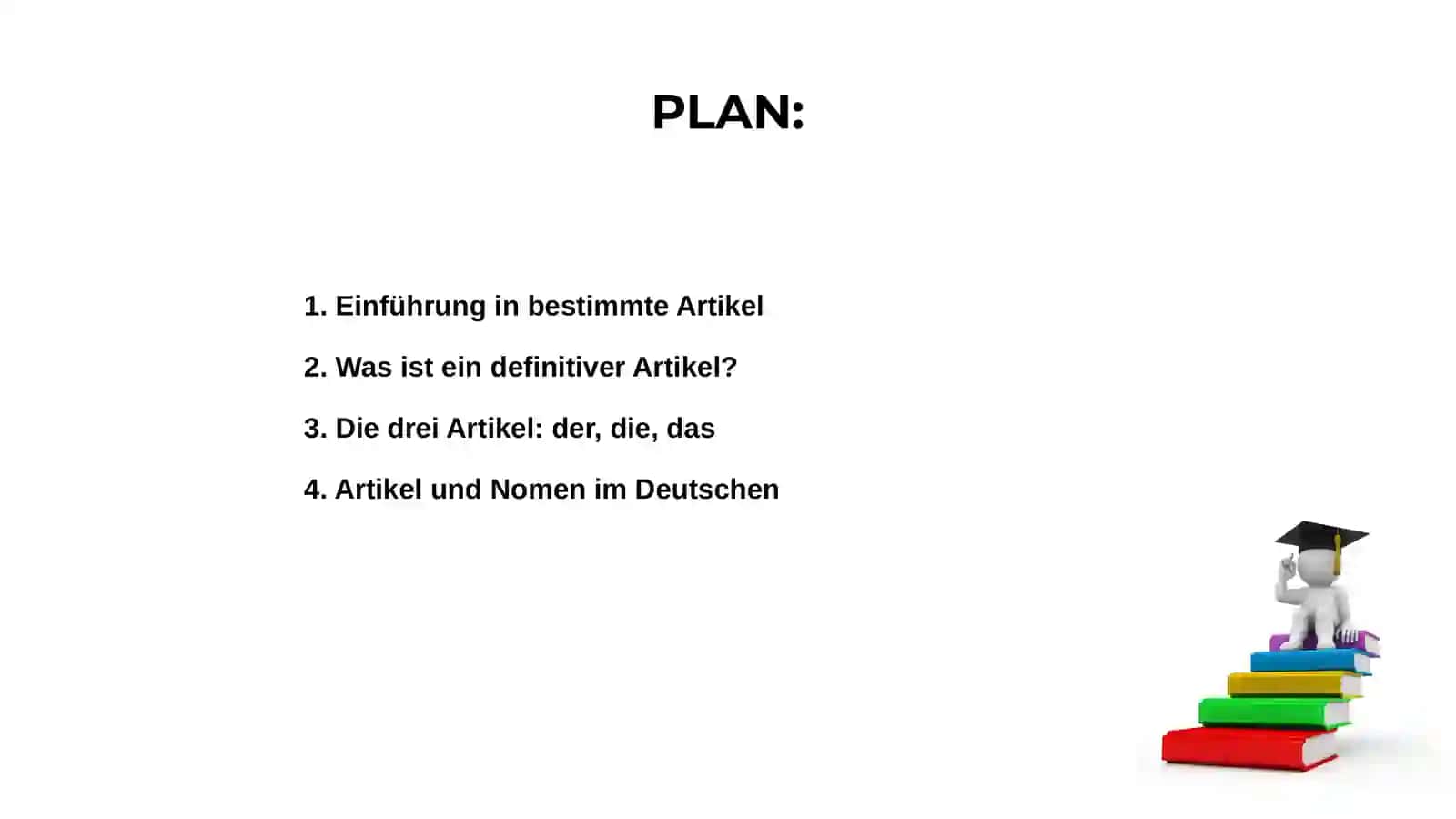 Einführung in bestimmte Artikel 2