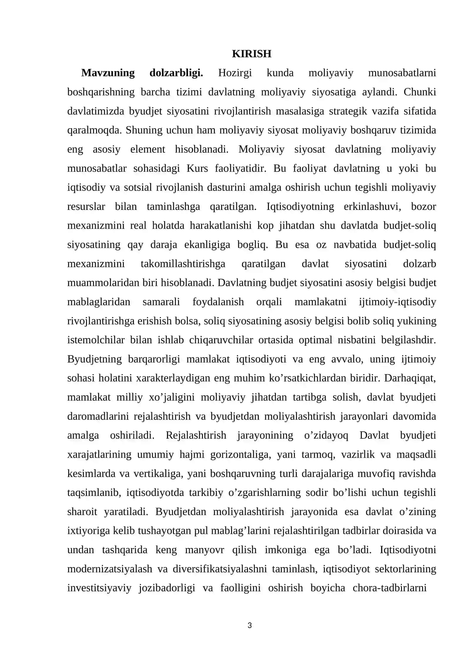 Moliyaviy Siyosat va Boshqaruv 2