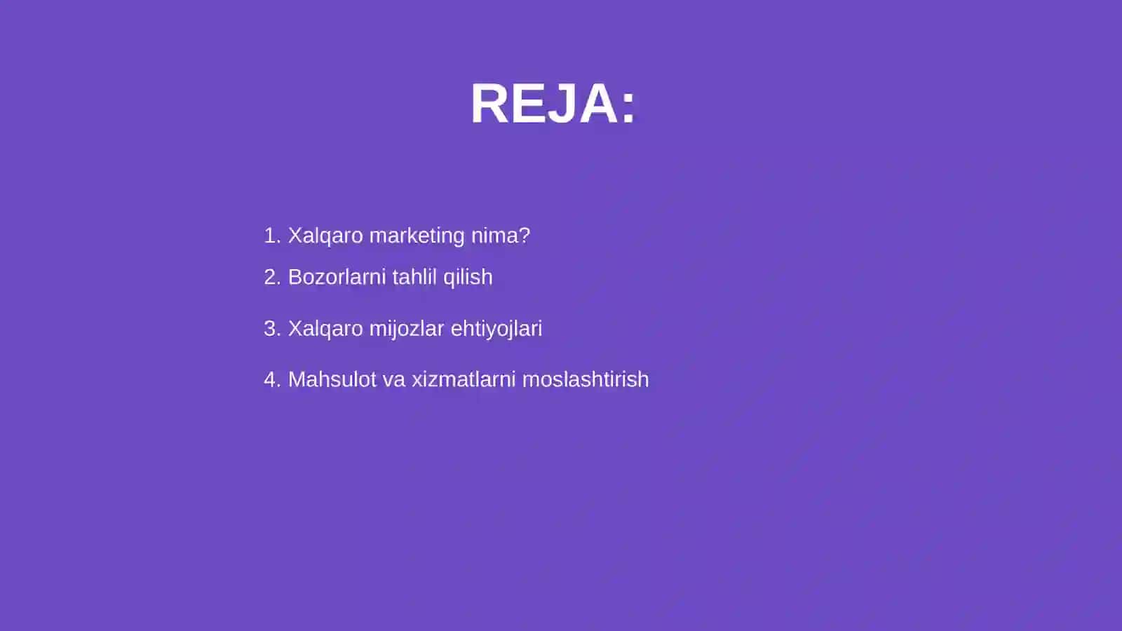 Xalqaro marketing 2