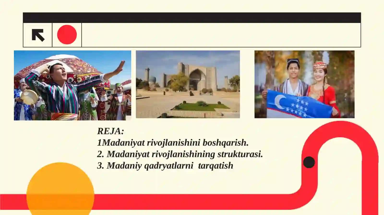 Madaniyatrivojlanishini boshqarish va uning xususiyatlari 2