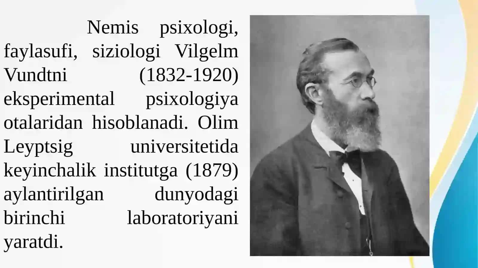 Eksperimental psixologiya tushuncha va tarxi. 2