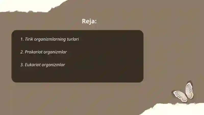 Tirik organizmlarning hayotiy formalari 2