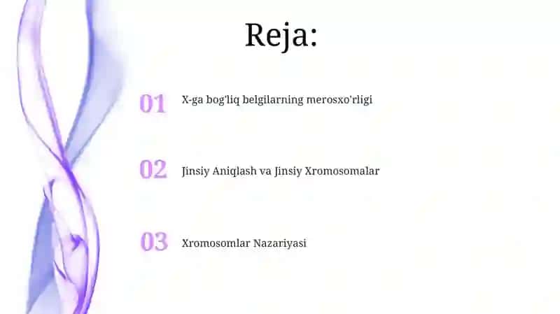 Xromosomalar Nazariyasi 2