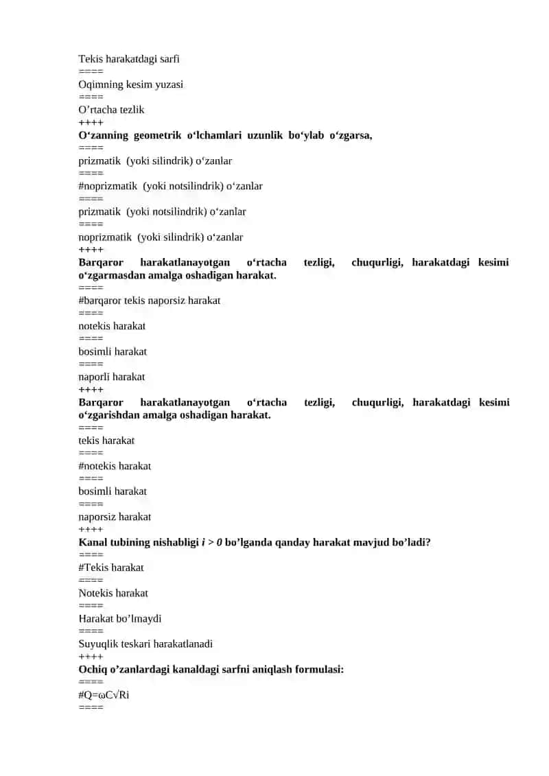 Gidravlika fanidan YaN test 2