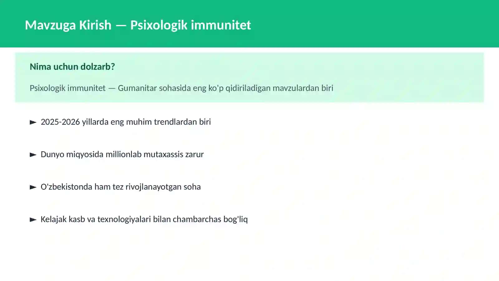 Psixologik immunitet 2
