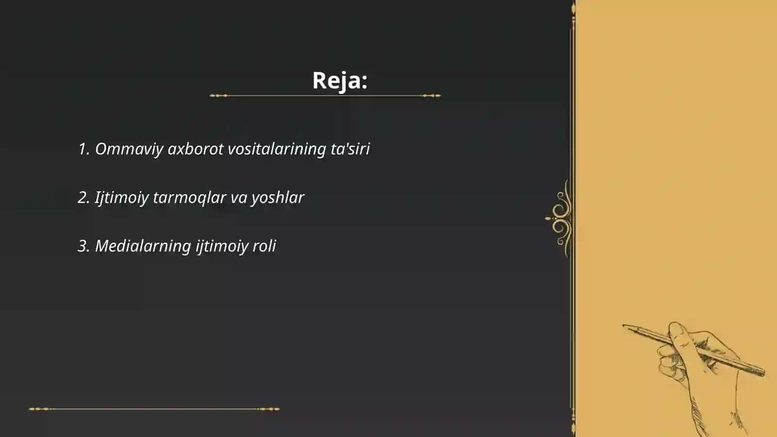 Medialarning ijtimoiy mazmuni 2