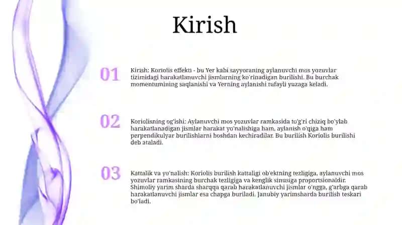 Koriolis Tezlanish 2
