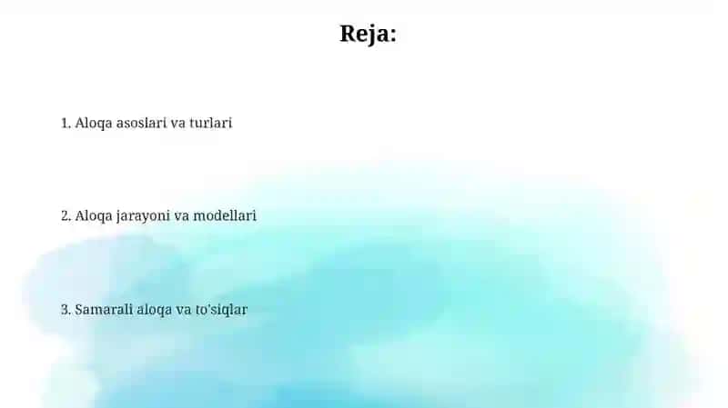 Muloqot haqida tushuncha 2