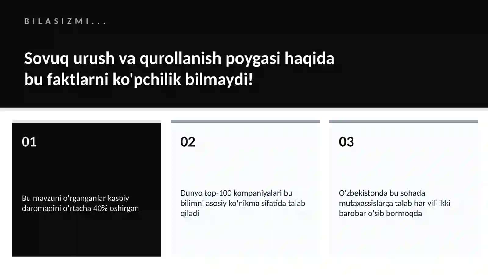 Sovuq urush va qurollanish poygasi 2