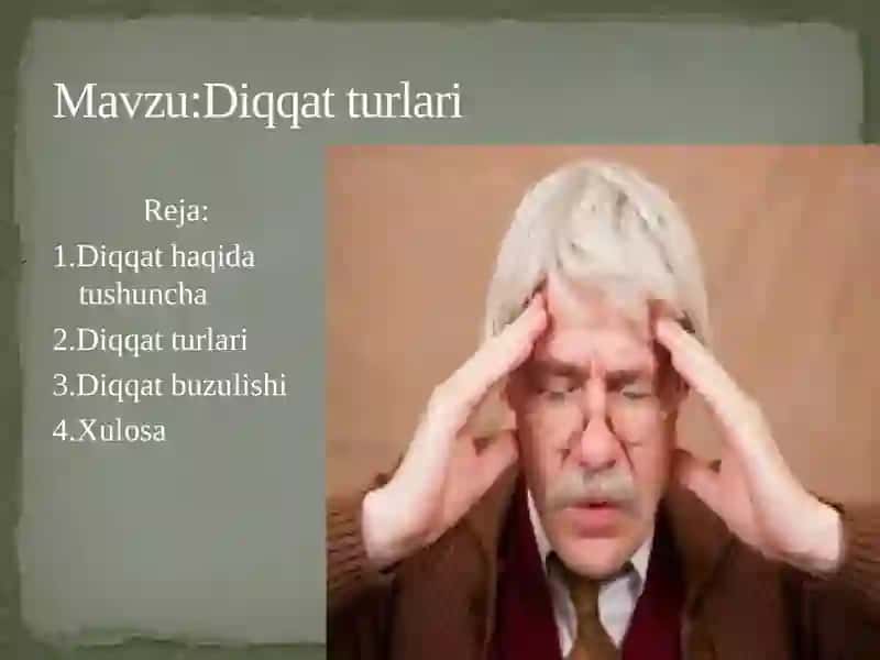 Diqqat turlari 2